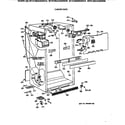 GE MTX18GAXGRWW cabinet parts diagram