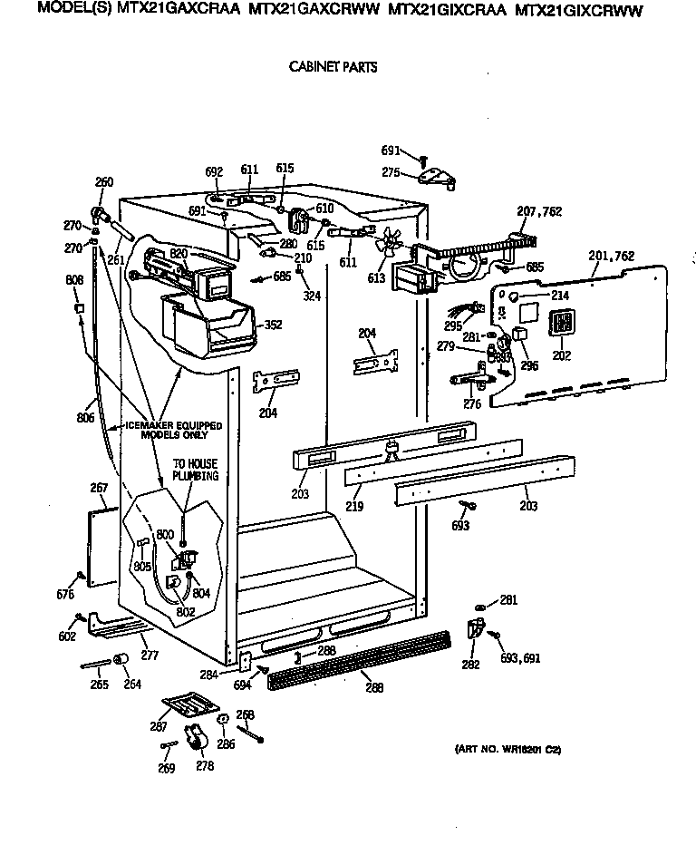 CABINET PARTS