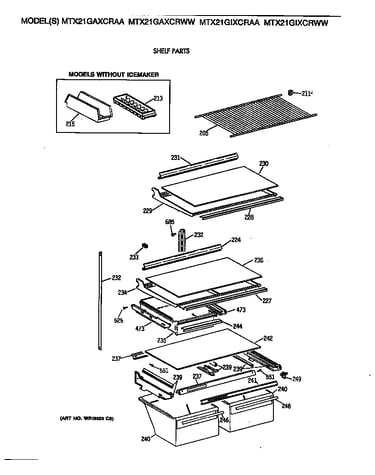 Shelf parts