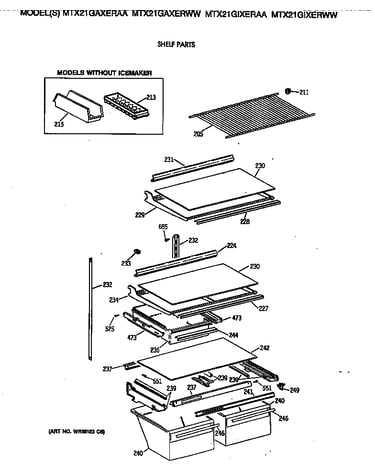 Shelf parts