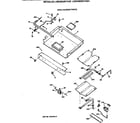 GE LGB336GEV1AD gas & burner parts diagram