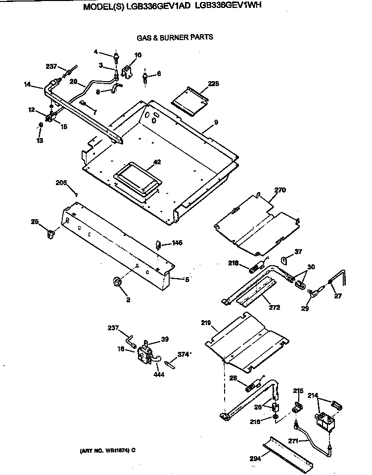 Gas & burner parts