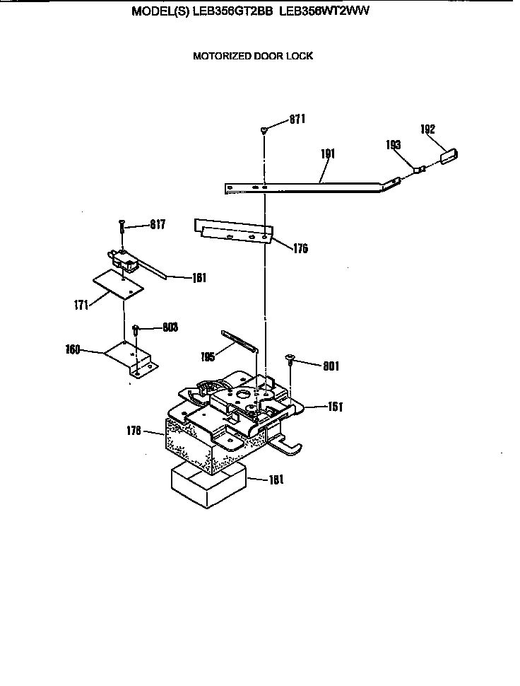 MOTORIZED DOOR LOCK