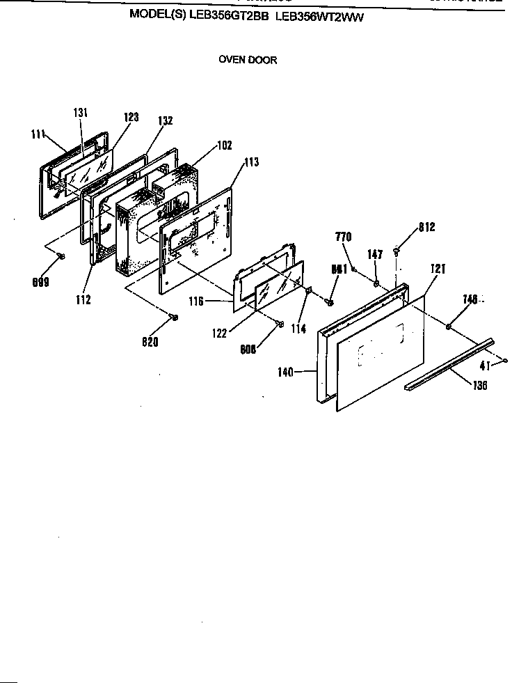 Oven door
