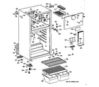 GE MTX14CYZCRAD cabinet diagram
