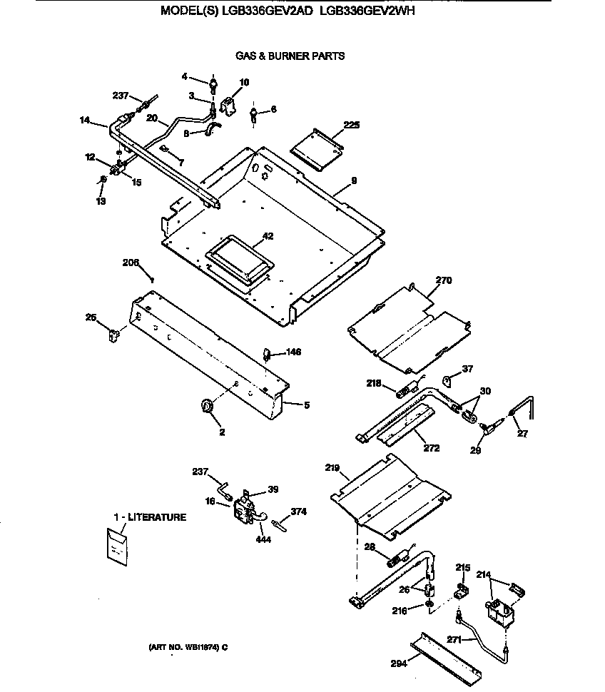 Gas & burner parts