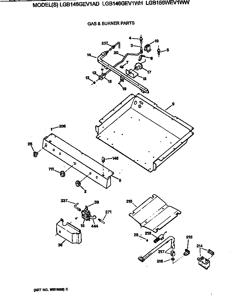 Gas & burner parts