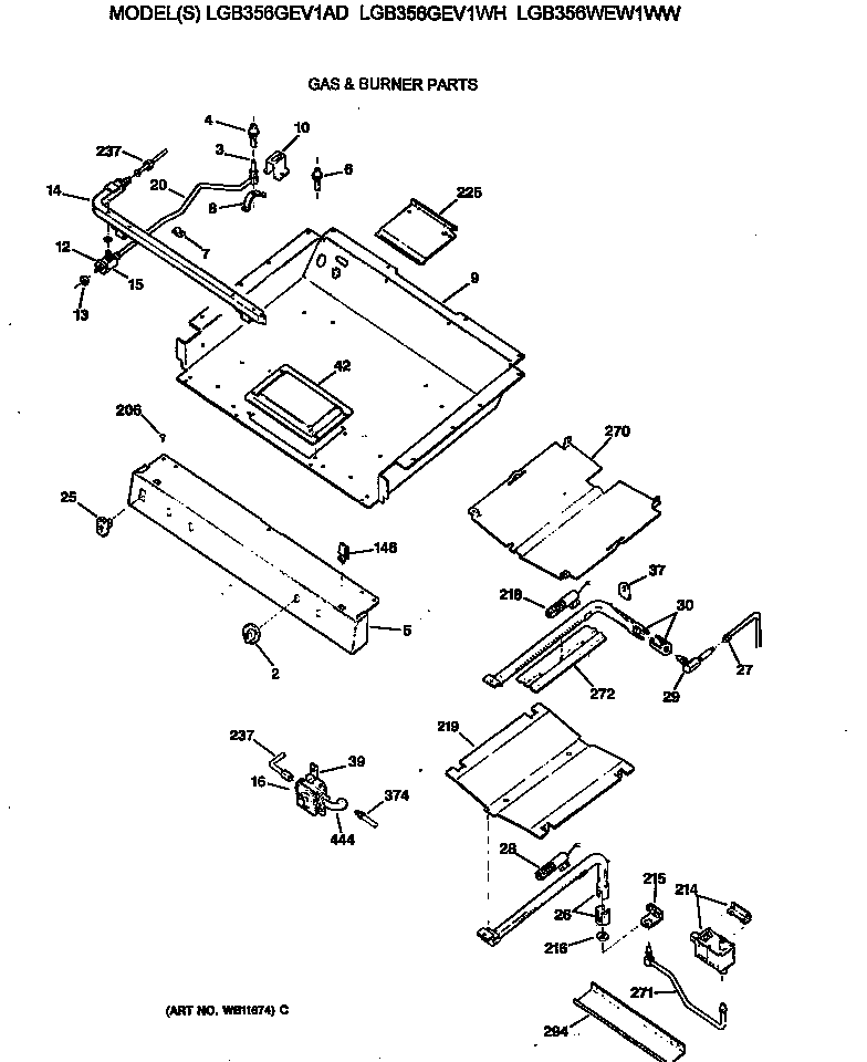 GAS & BURNER PARTS