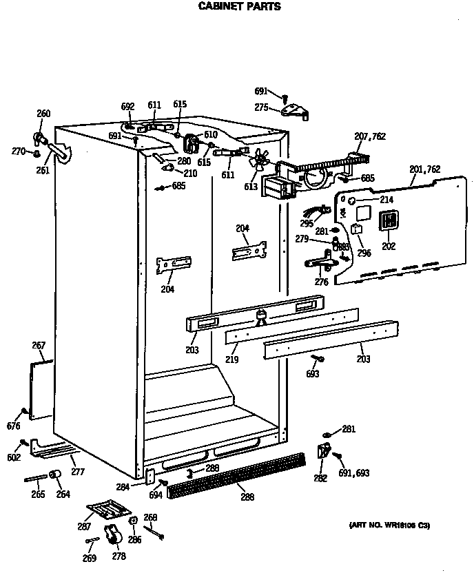 CABINET PARTS