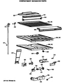 Compartment separator parts