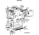 GE MTX18GASARAD cabinet parts diagram