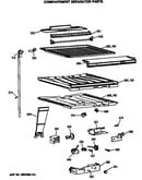 Compartment separator parts