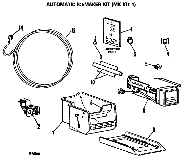 AUTOMATIC ICEMAKER KIT