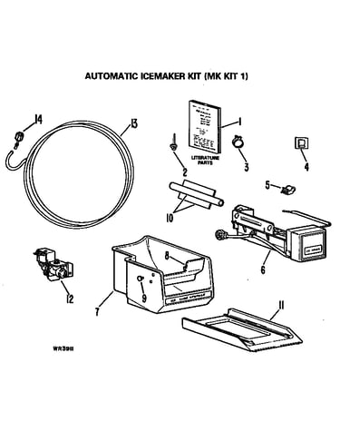Automatic icemaker kit