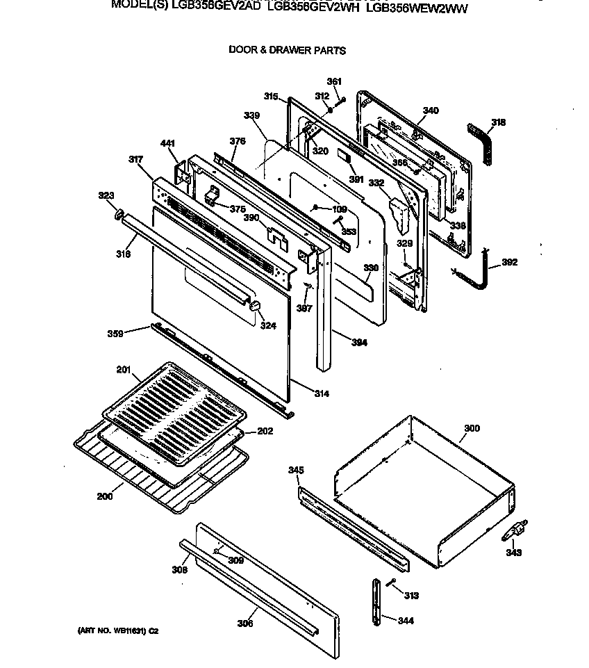 Door & drawer parts