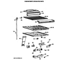 Hotpoint CTX24GASKRWH compartment separator parts diagram