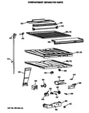 Compartment separator parts