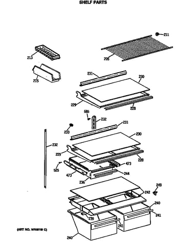 Shelf parts