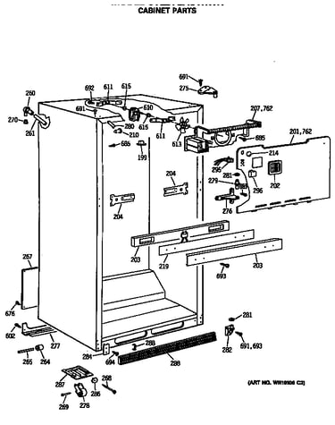 Cabinet parts