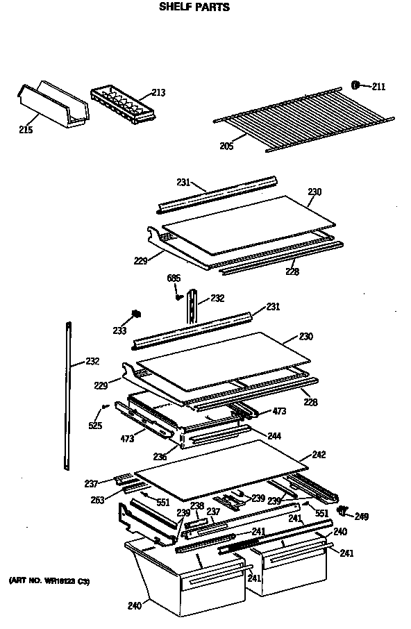 SHELF PARTS