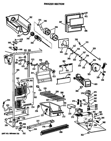 Freezer section