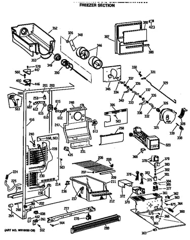 Freezer section