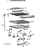 Compartment separator parts