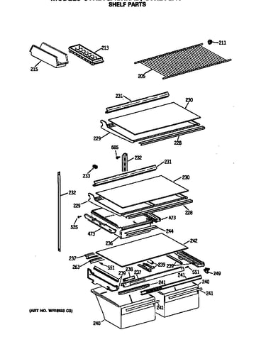 Shelf parts