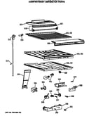 Compartment separator parts