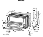 Hotpoint CTX21BASRRAD freezer door diagram