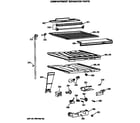 Hotpoint CTX21EASRRWH compartment separator parts diagram