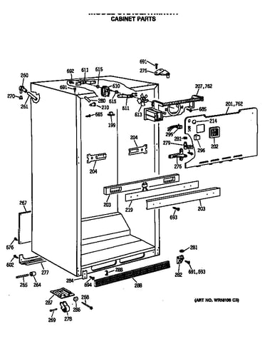 Cabinet parts
