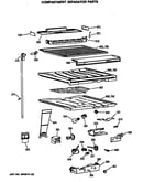 Compartment separator parts