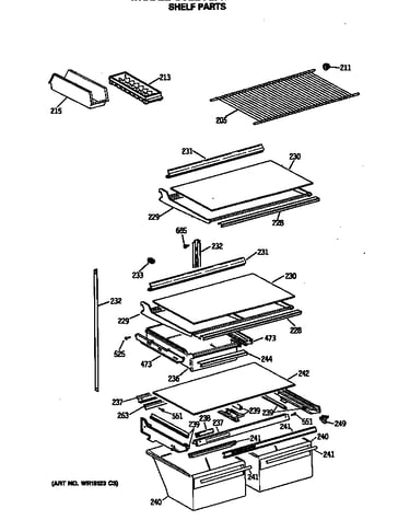Shelf parts