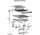Hotpoint CTX21GASMRWW compartment separator parts diagram
