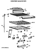 Compartment separator parts