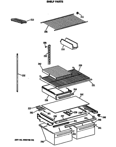 Shelf parts