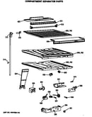 Compartment separator parts