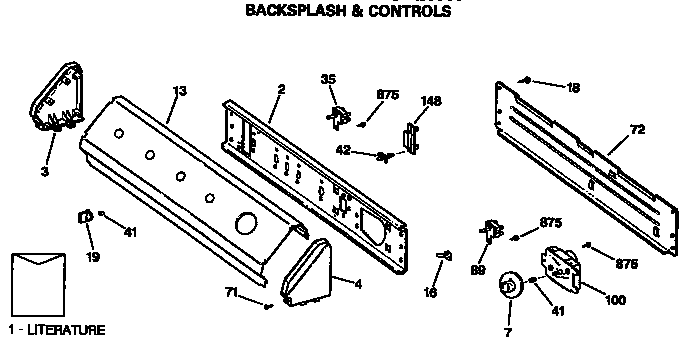 Backsplash & controls