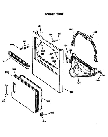 Cabinet front