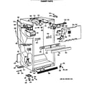 Hotpoint CTX18CASGLWH cabinet parts diagram