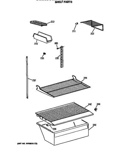 Shelf parts