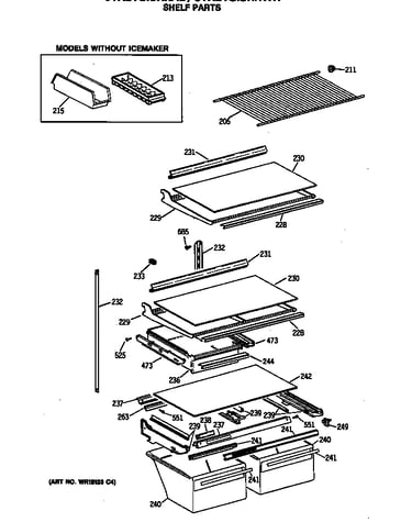 Shelf parts