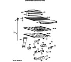 Hotpoint CTX21GISRRAD compartment separator parts diagram