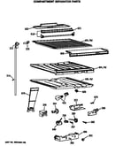 Compartment separator parts
