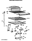 Compartment separator parts