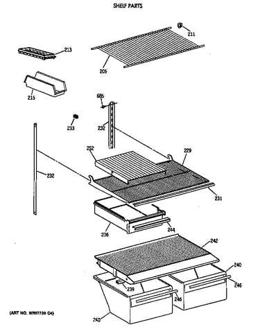 Shelf parts