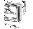 Hotpoint CTH18EAXERAD compartment separator parts diagram
