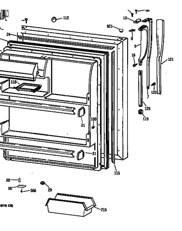 Compartment separator parts