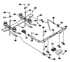 Hotpoint RGB740GES2WH burners diagram